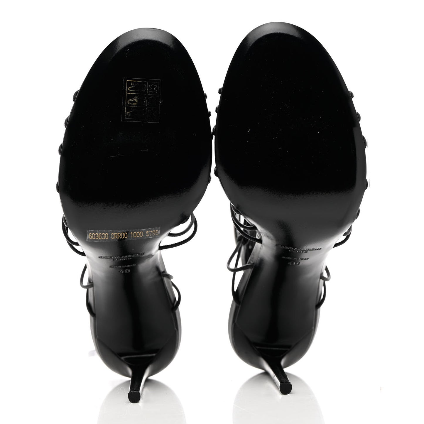 Robin Zig Zag Heels Sandals 40 Black