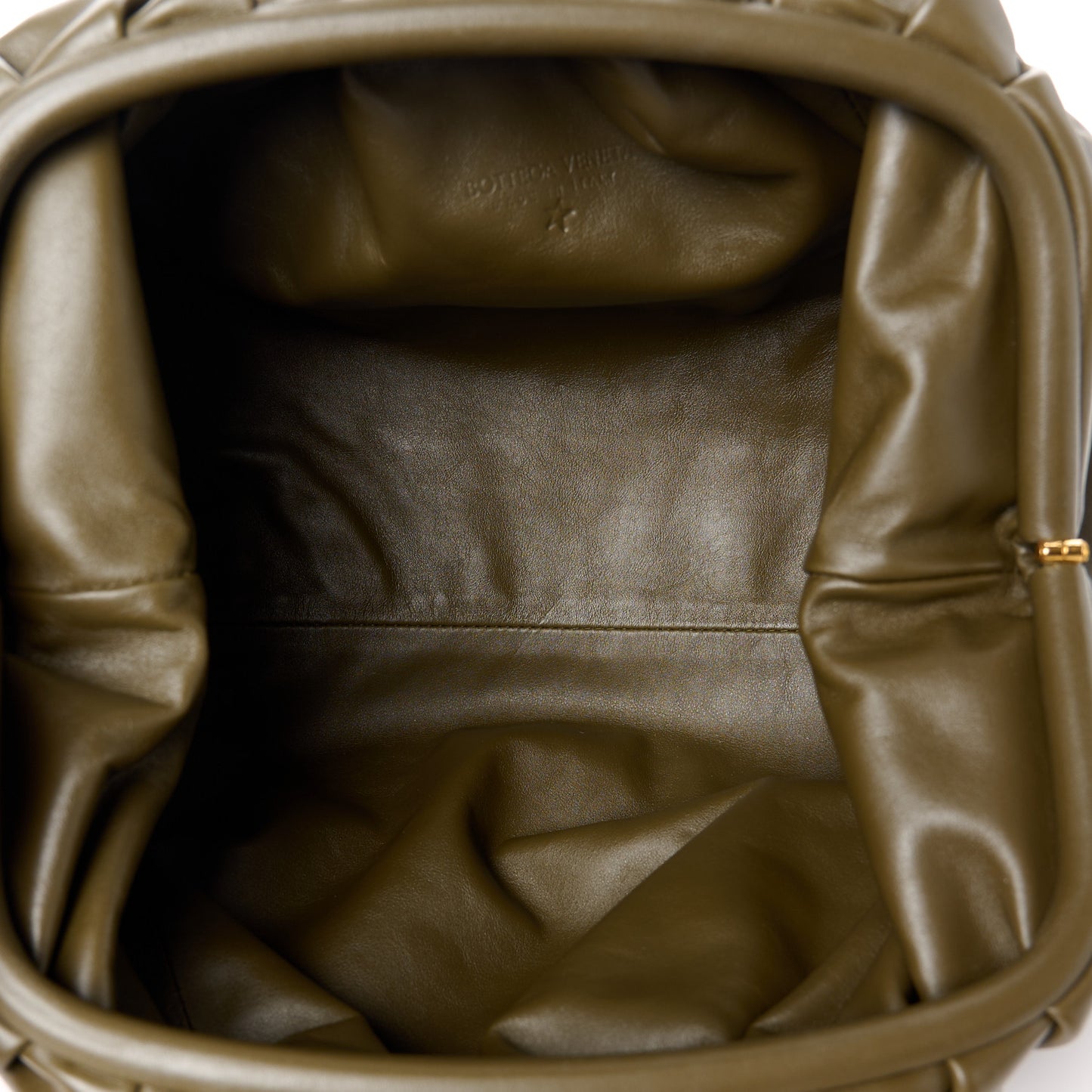 Smooth Butter Calf The Pouch Oversized Clutch Mud