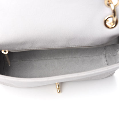 Chanel Caviar Quilted Small City Walk Flap Light Grey 5 of 10