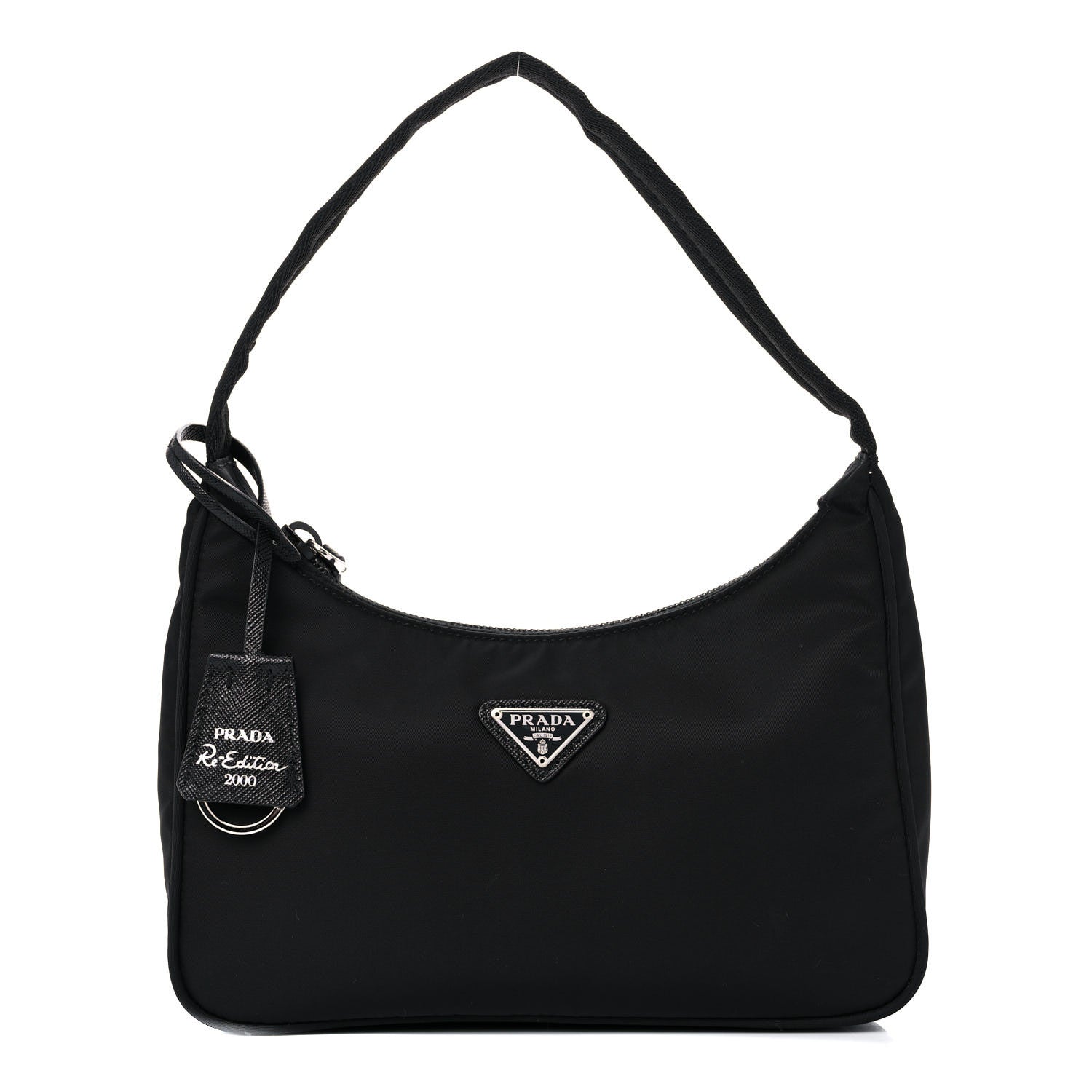 Prada Tessuto Nylon Mini Re-Edition 2000 Bag Black 1 of 11
