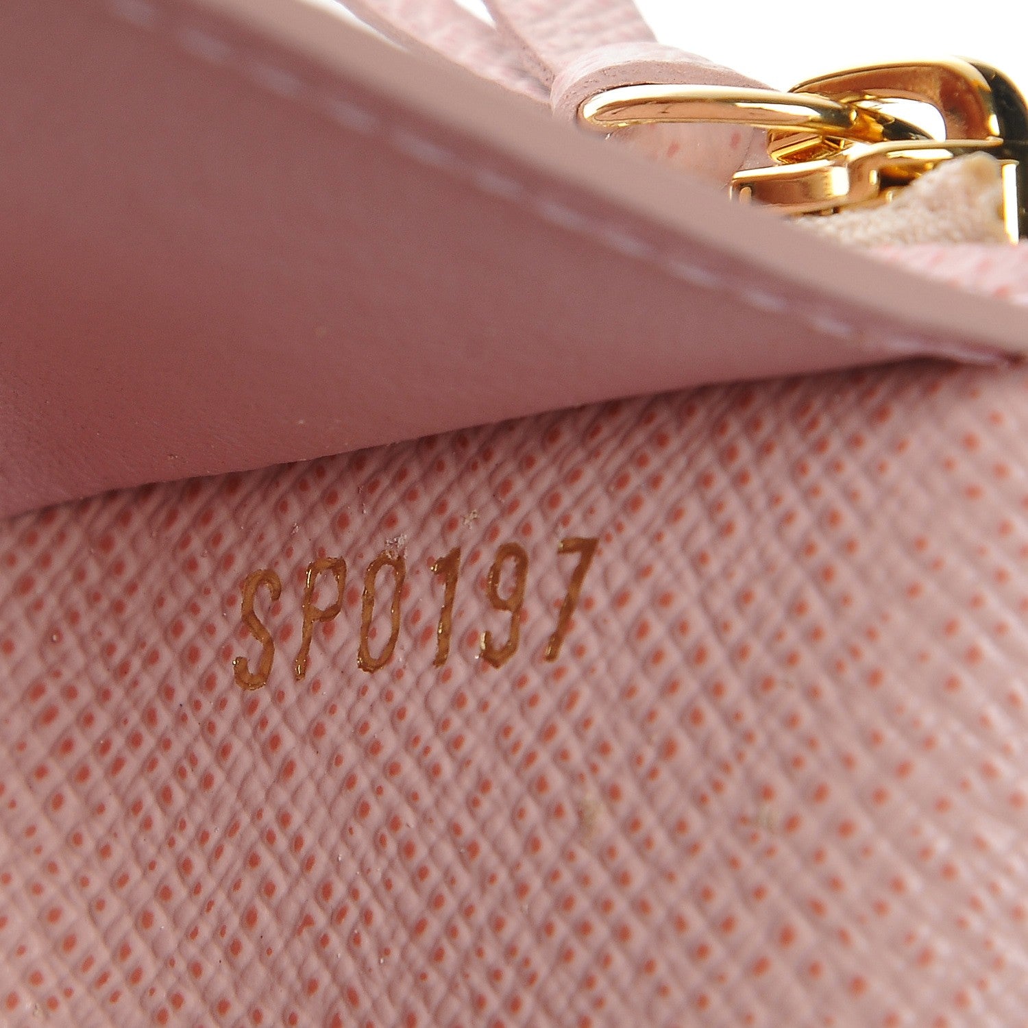 Louis Vuitton Damier Azur Victorine Wallet Rose Ballerine 7 of 8