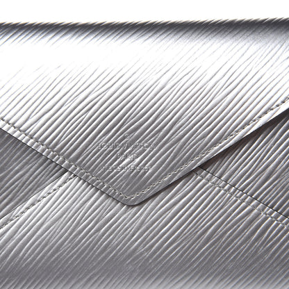 Louis Vuitton Metallic Epi Medium Kirigami Pochette Insert Silver 6 of 6