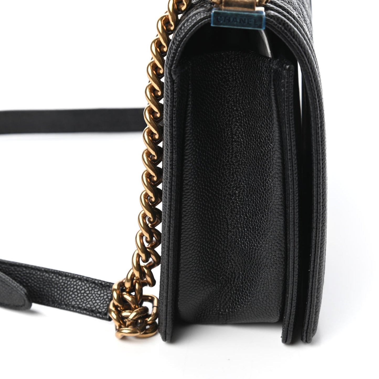 Caviar Quilted New Medium Boy Flap Black