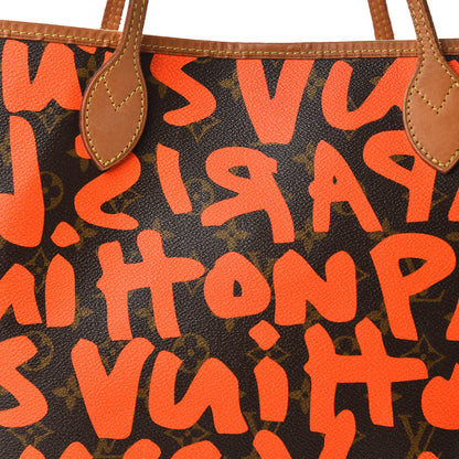 Louis Vuitton Monogram Graffiti Neverfull GM Orange 10 of 12