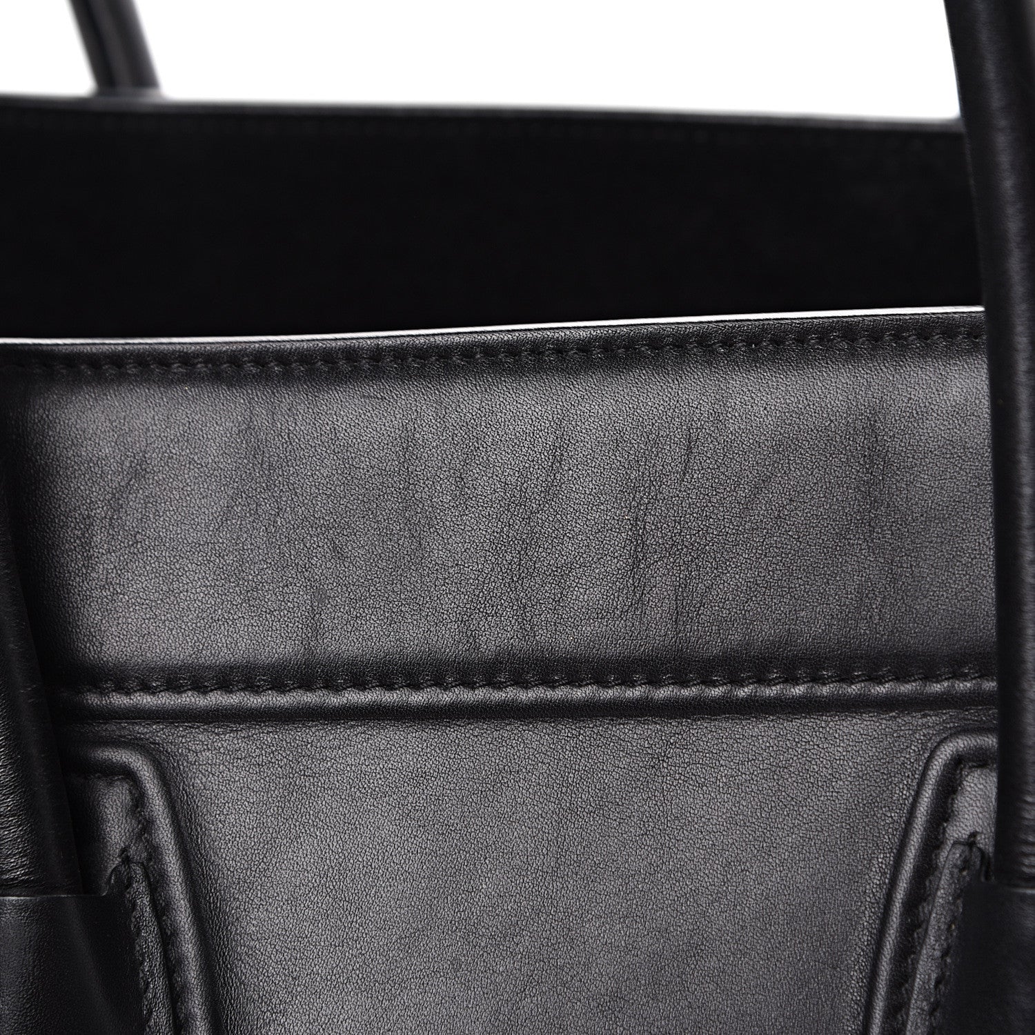 Celine Natural Calfskin Medium Phantom Luggage Black 15 of 15