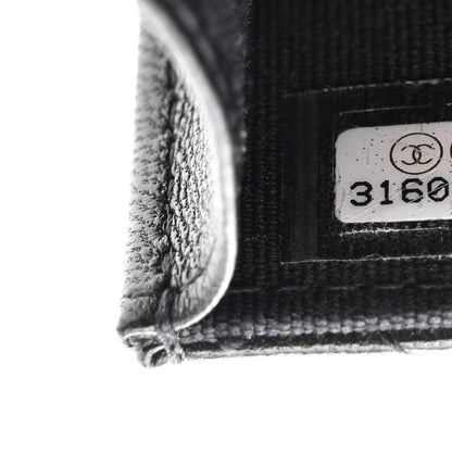 Chanel Lambskin Quilted CC Hook Card Holder Black 8 of 8
