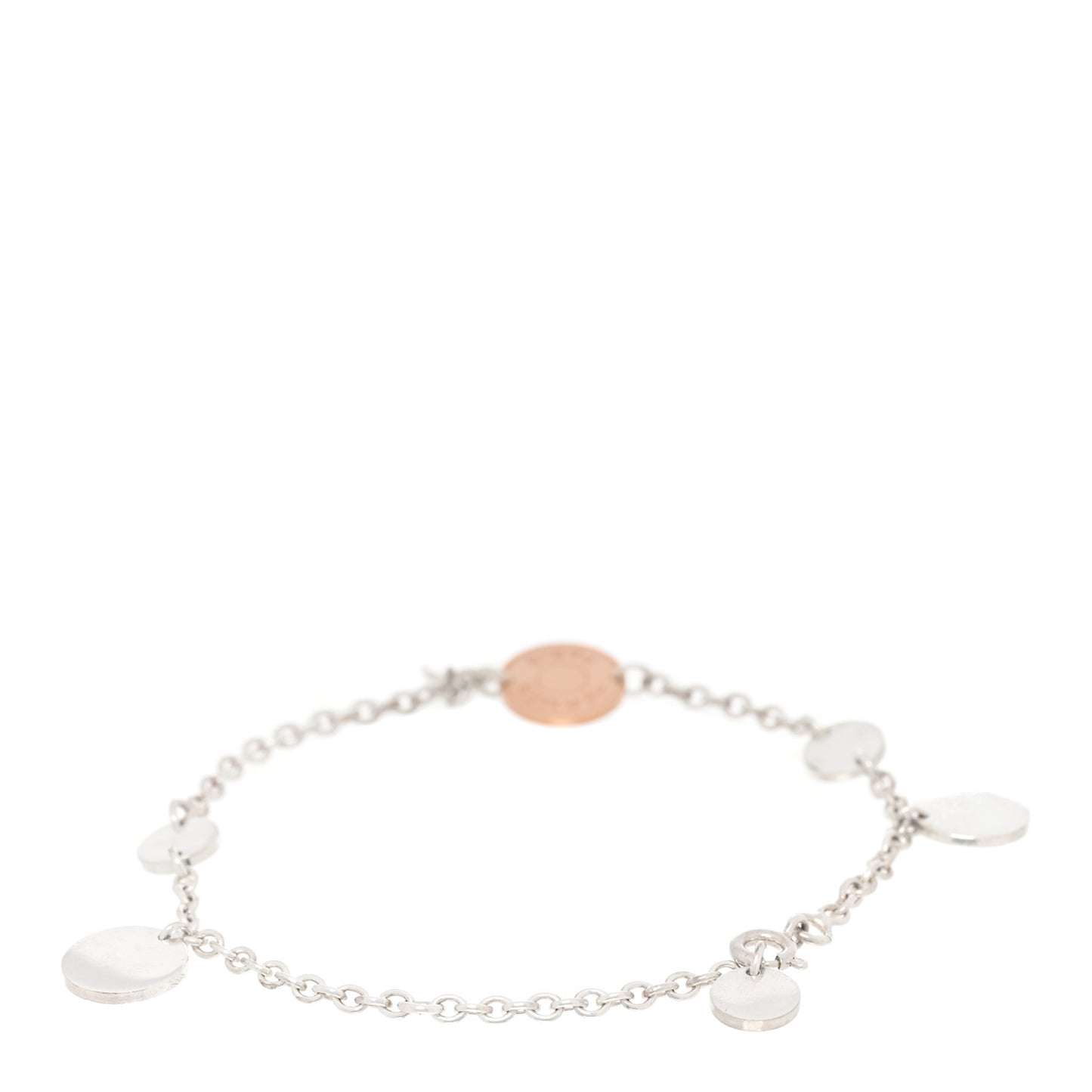 Sterling Silver 18K Rose Gold Confettis Bracelet ST