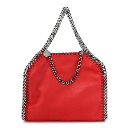 Stella McCartney Shaggy Deer Mini Falabella Shoulder Bag Red 1 of 9