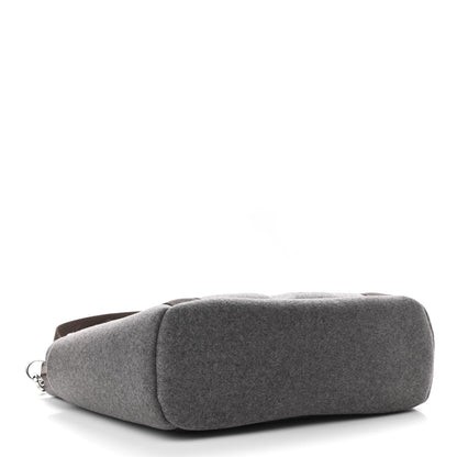 Hermes Felt Sac De Pansage Groom Bag Acier 4 of 13