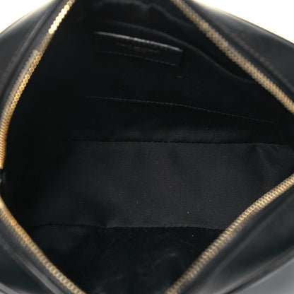 Saint Laurent Calfskin Matelasse Monogram Lou Camera Bag Black 5 of 9