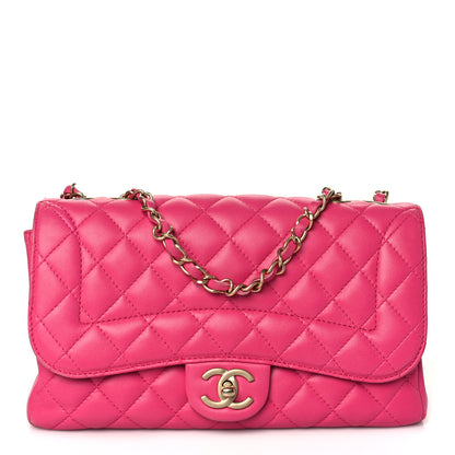 Chanel Lambskin Quilted Medium Mademoiselle Chic Flap Pink 1 of 12