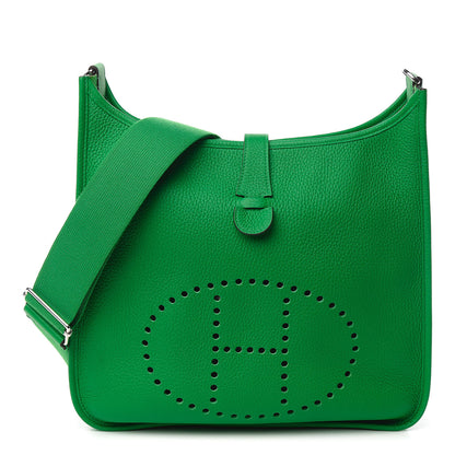Hermes Taurillon Clemence Evelyne III GM Bambou 1 of 10