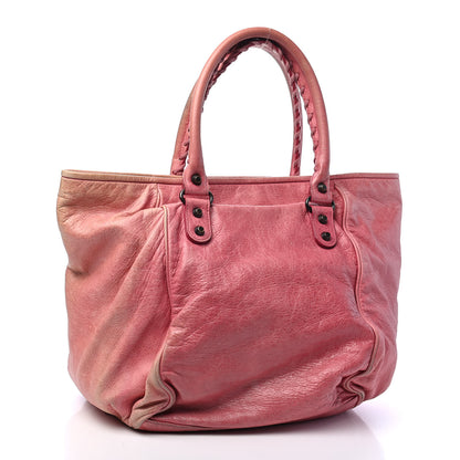 Balenciaga Agneau Classic Hardware S Sunday Tote Pivoine 2 of 9