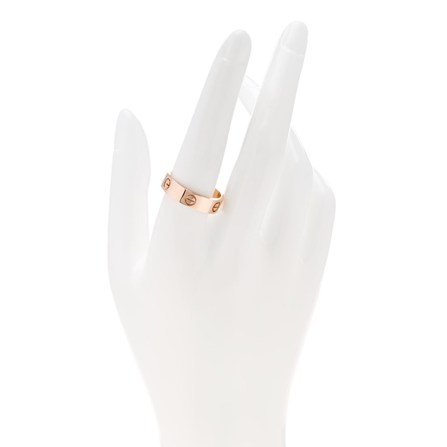 18K Pink Gold 5.5mm LOVE Ring 60 9