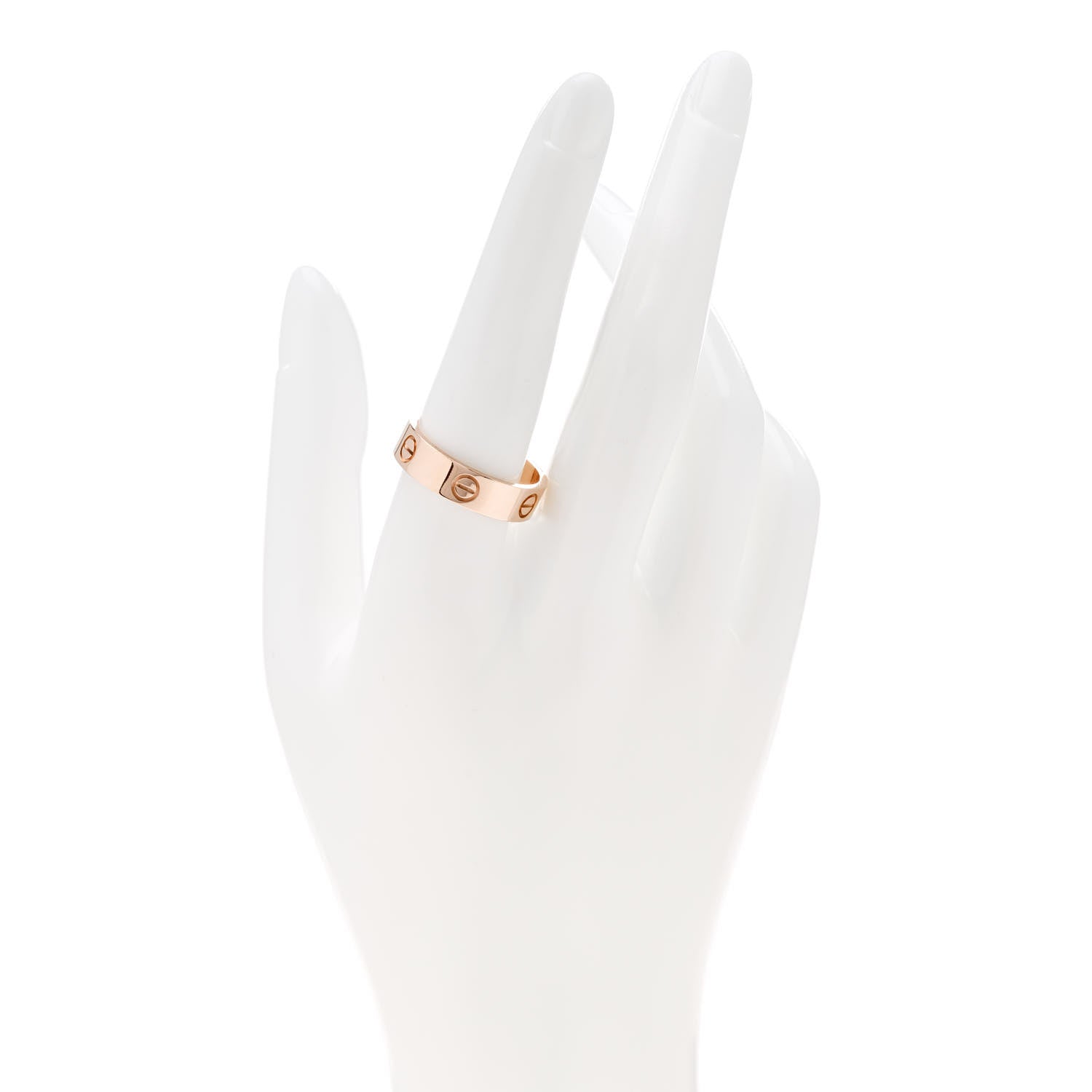 Cartier 18K Pink Gold 5.5mm LOVE Ring 60 9 2 of 5