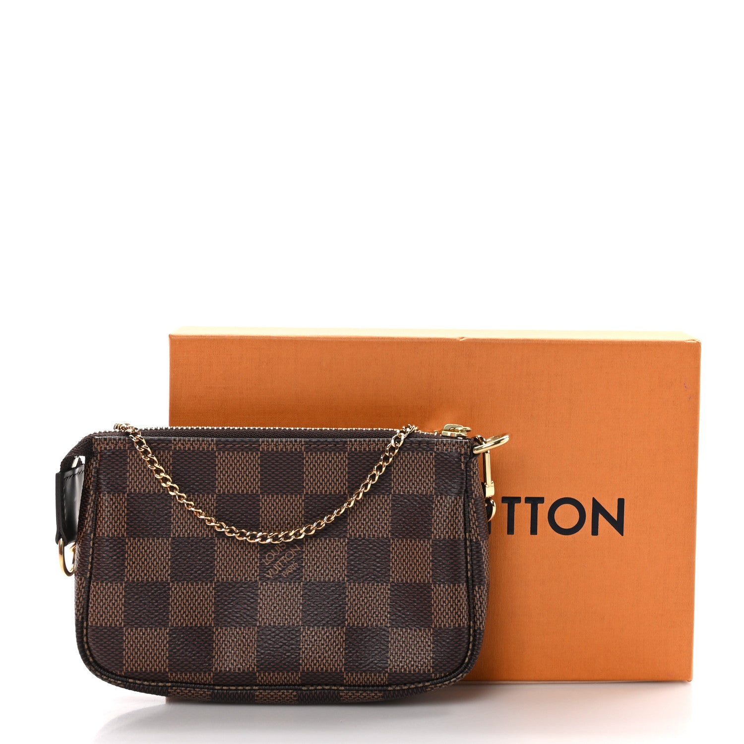 Louis Vuitton Damier Ebene Mini Pochette Accessories 11 of 11