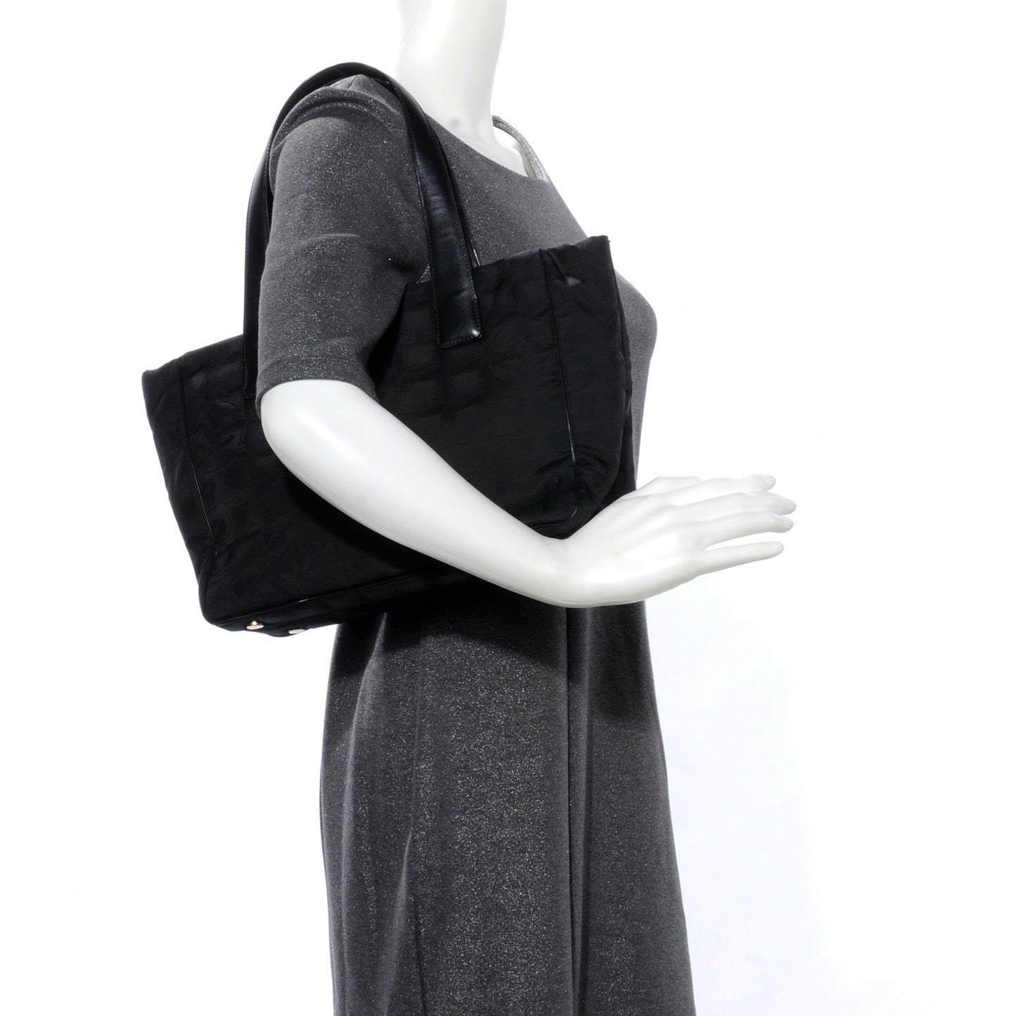 Nylon Travel Tote Black