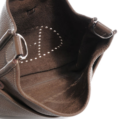 Hermes Taurillon Clemence Evelyne III PM Etoupe 4 of 6