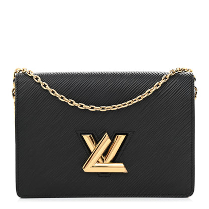 Louis Vuitton Epi Twist Belt Chain Wallet Black 1 of 9