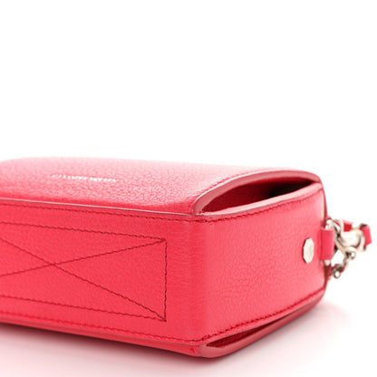 Alexander McQueen Silky Amish Grain Calfskin Box Shoulder Bag 19 Red 10 of 10
