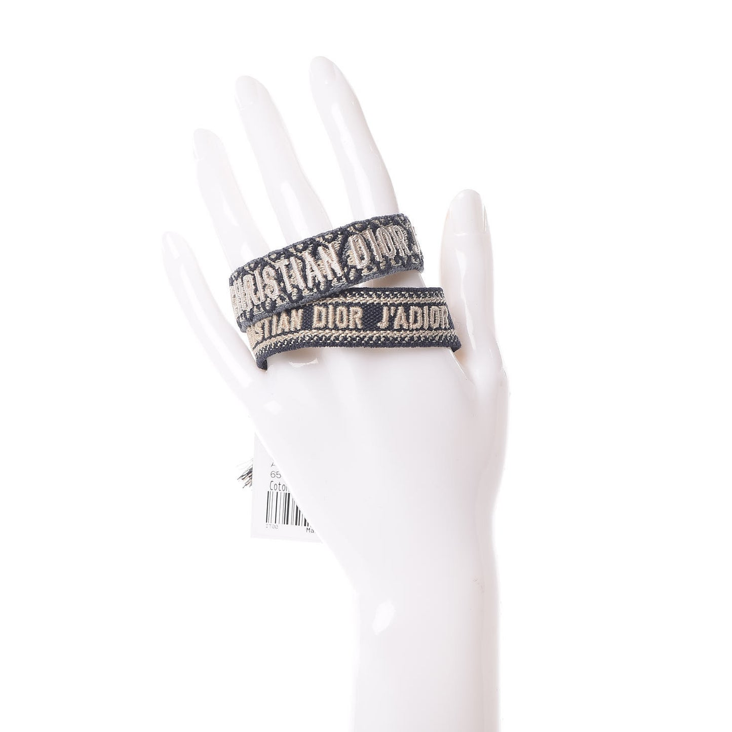 Woven Cotton J'Adior Friendship Bracelet Set Navy