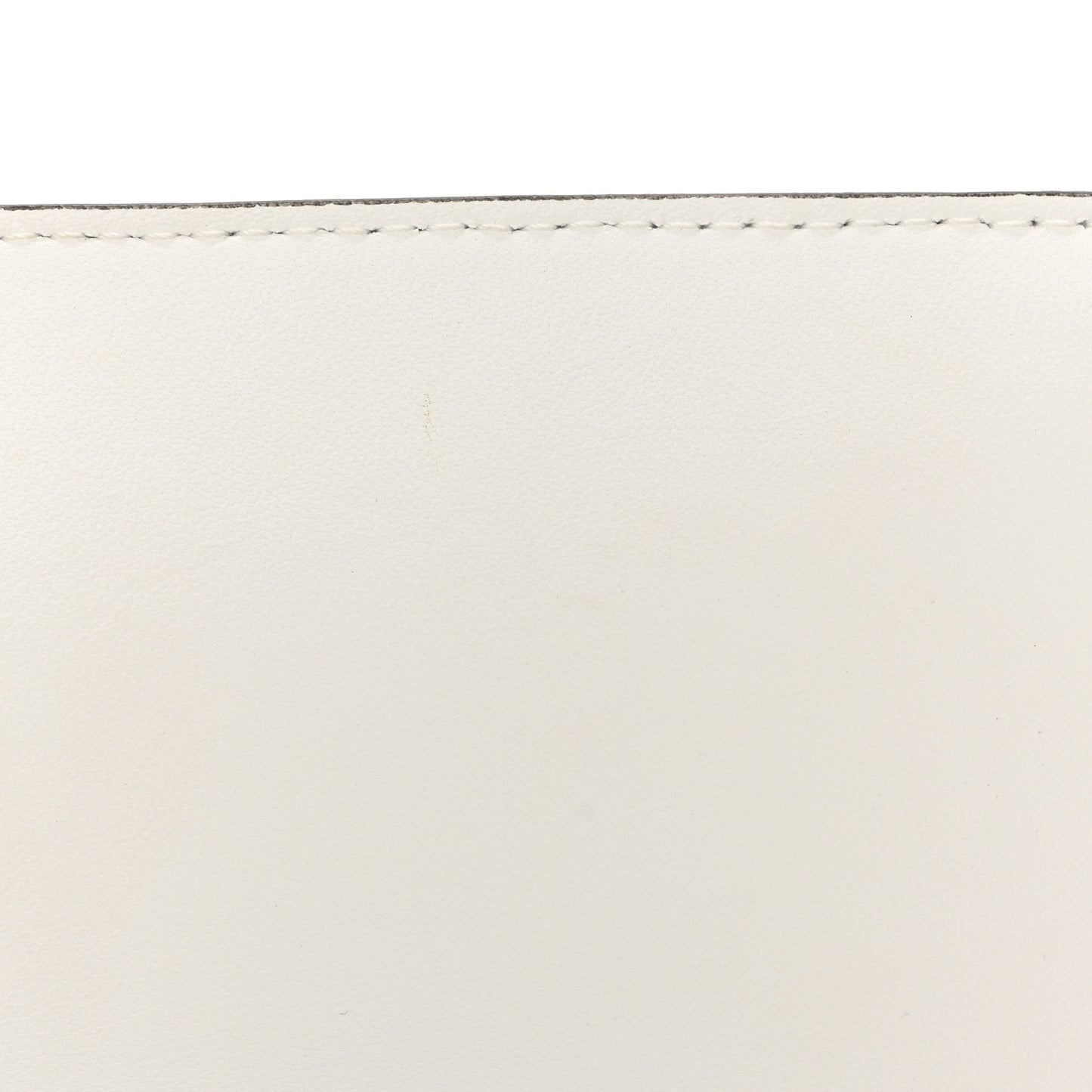 Nappa Quilted Medusa Medium Chain Crossbody White