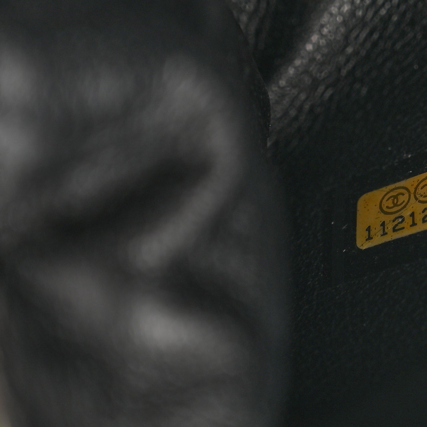 Lambskin Perforated Timeless Clutch Black