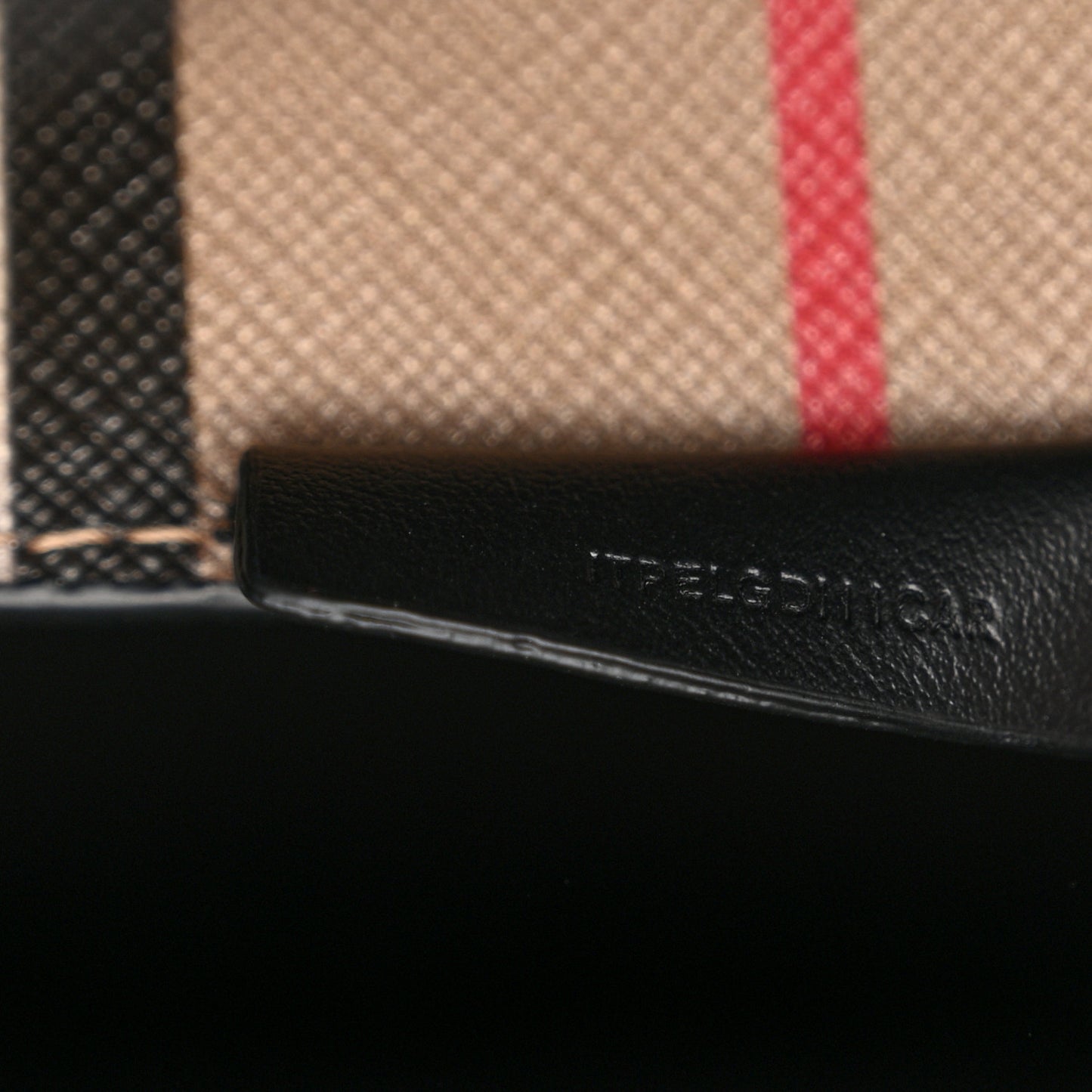 E-Canvas Stripe Book Tote Archive Beige