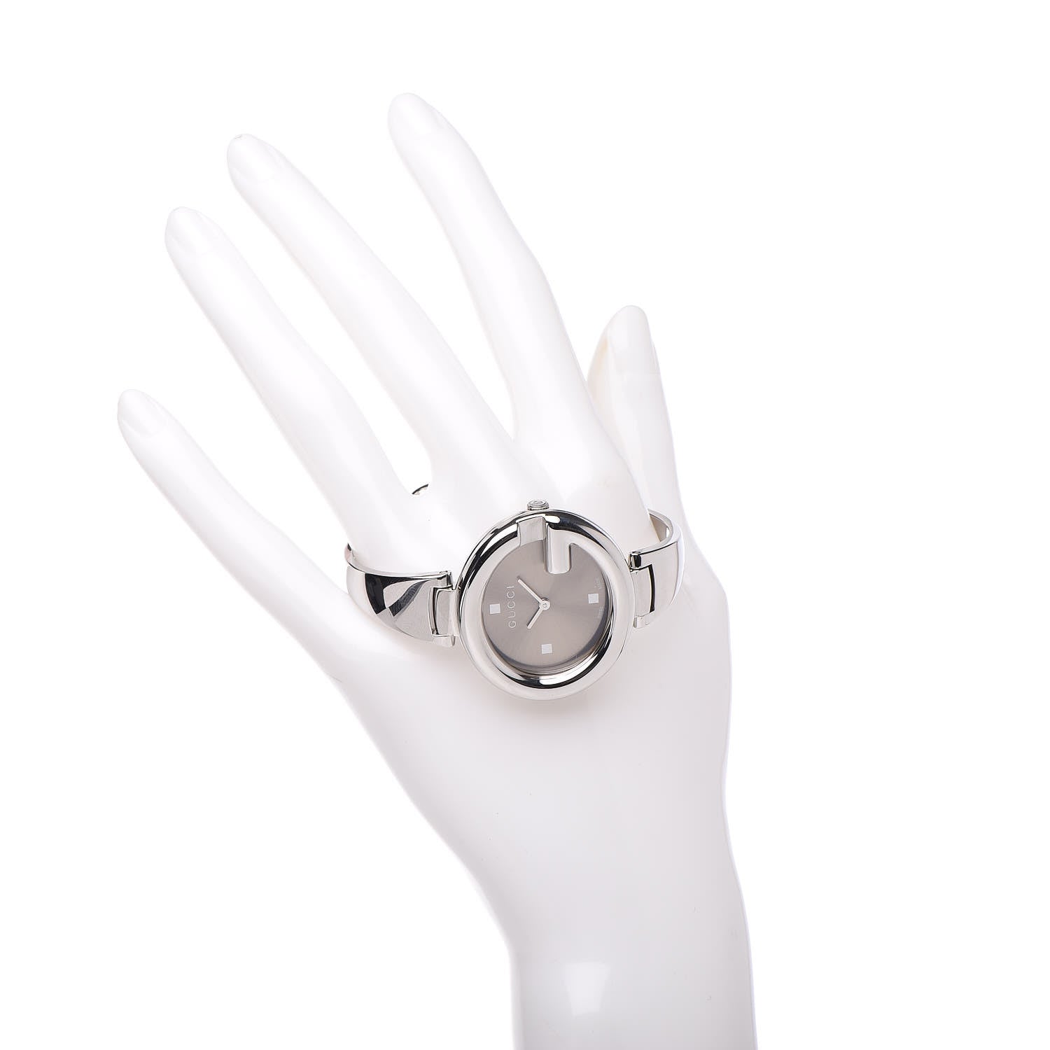 Gucci Stainless Steel 36mm Guccissima Quartz Watch Brown 2 of 6