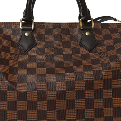Louis Vuitton Damier Ebene Speedy 30 7 of 9