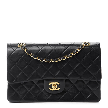 Chanel Lambskin Quilted Medium Double Flap Black 1 of 14