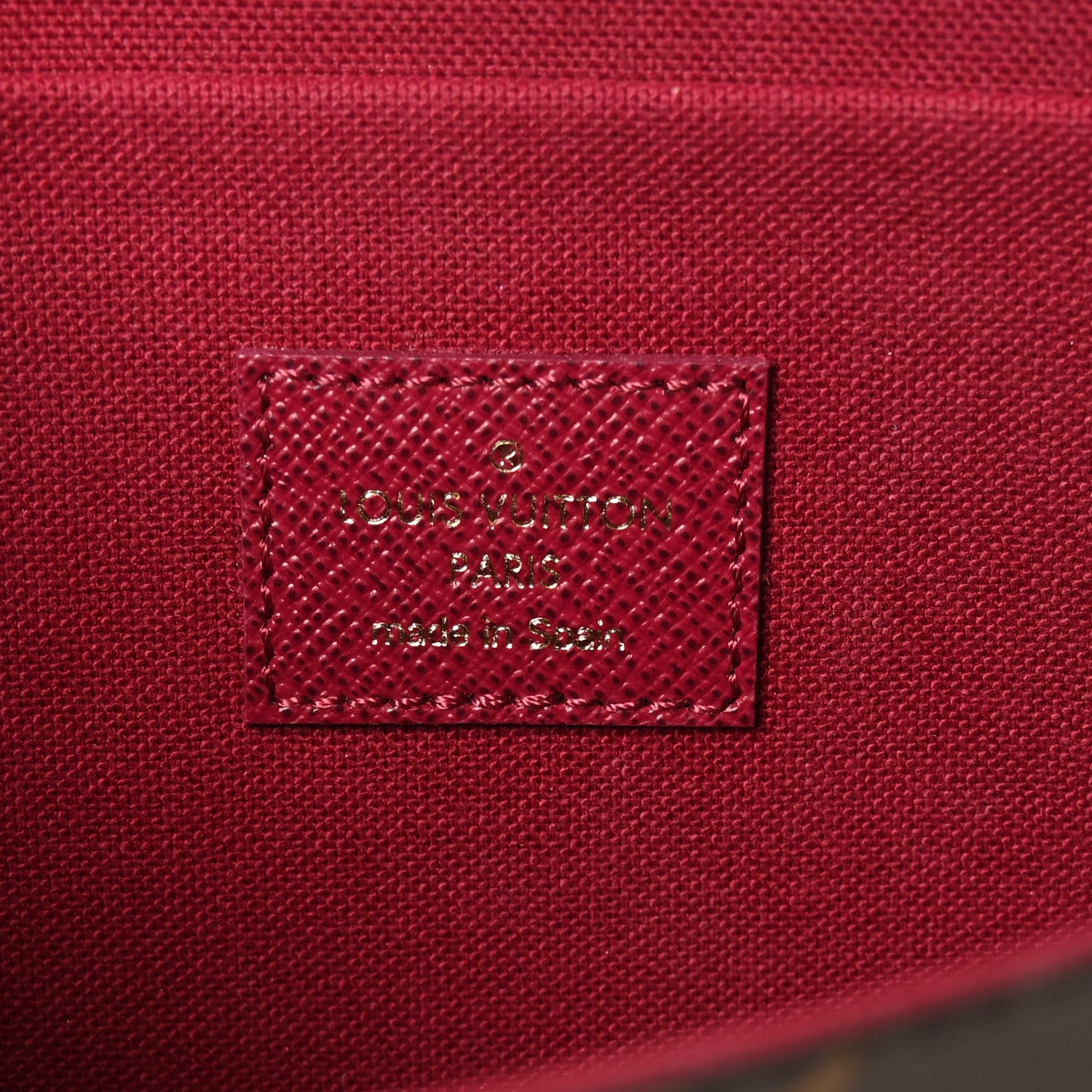 Louis Vuitton Monogram Pochette Felicie Chain Wallet Fuchsia 7 of 11