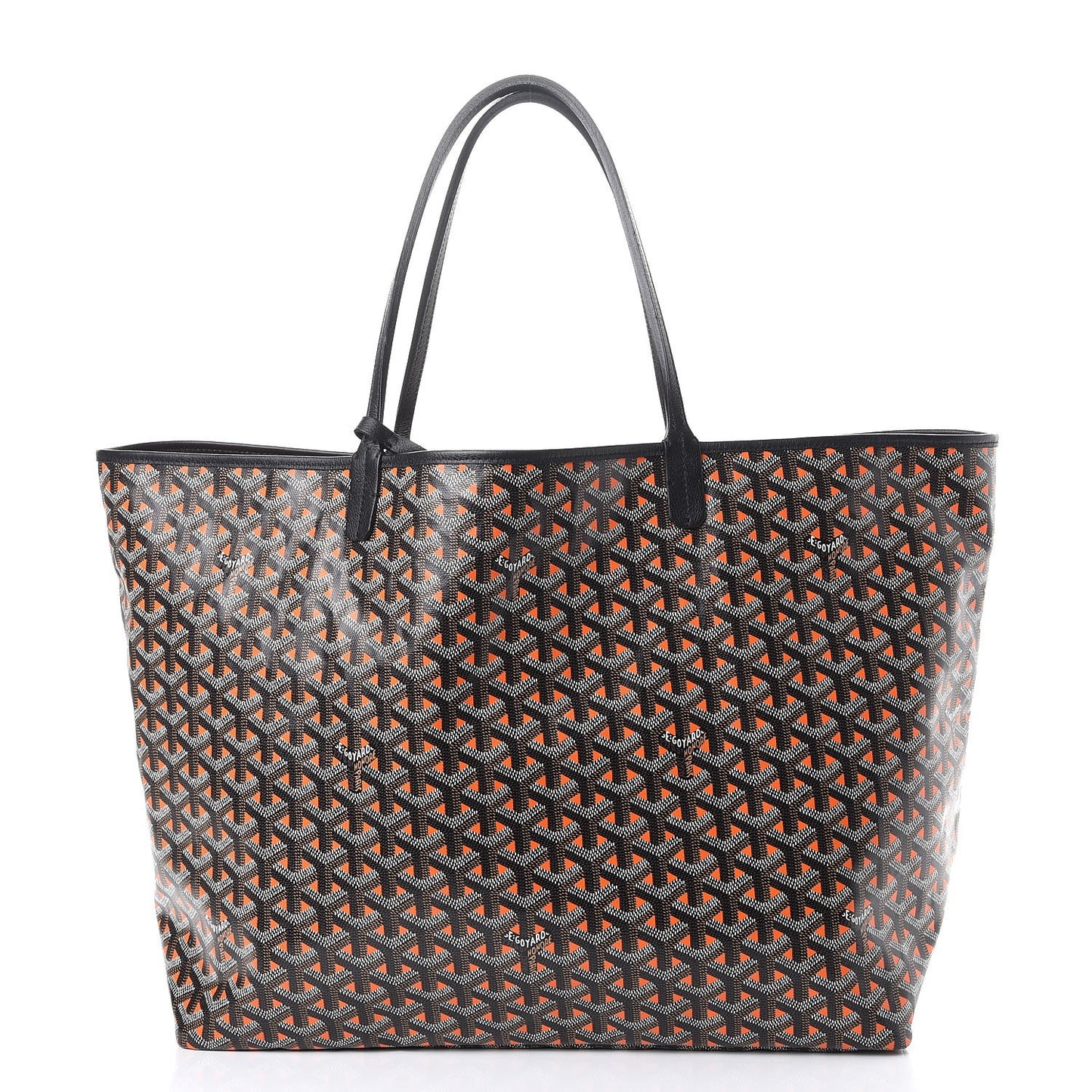 Goyardine Saint Louis Claire Voie GM Black Orange