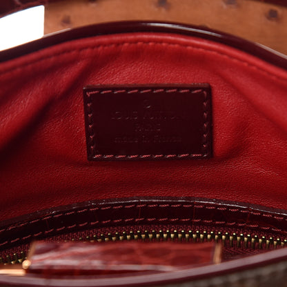 Louis Vuitton Monogram Mirage Griet Exotic Bordeaux 7 of 10