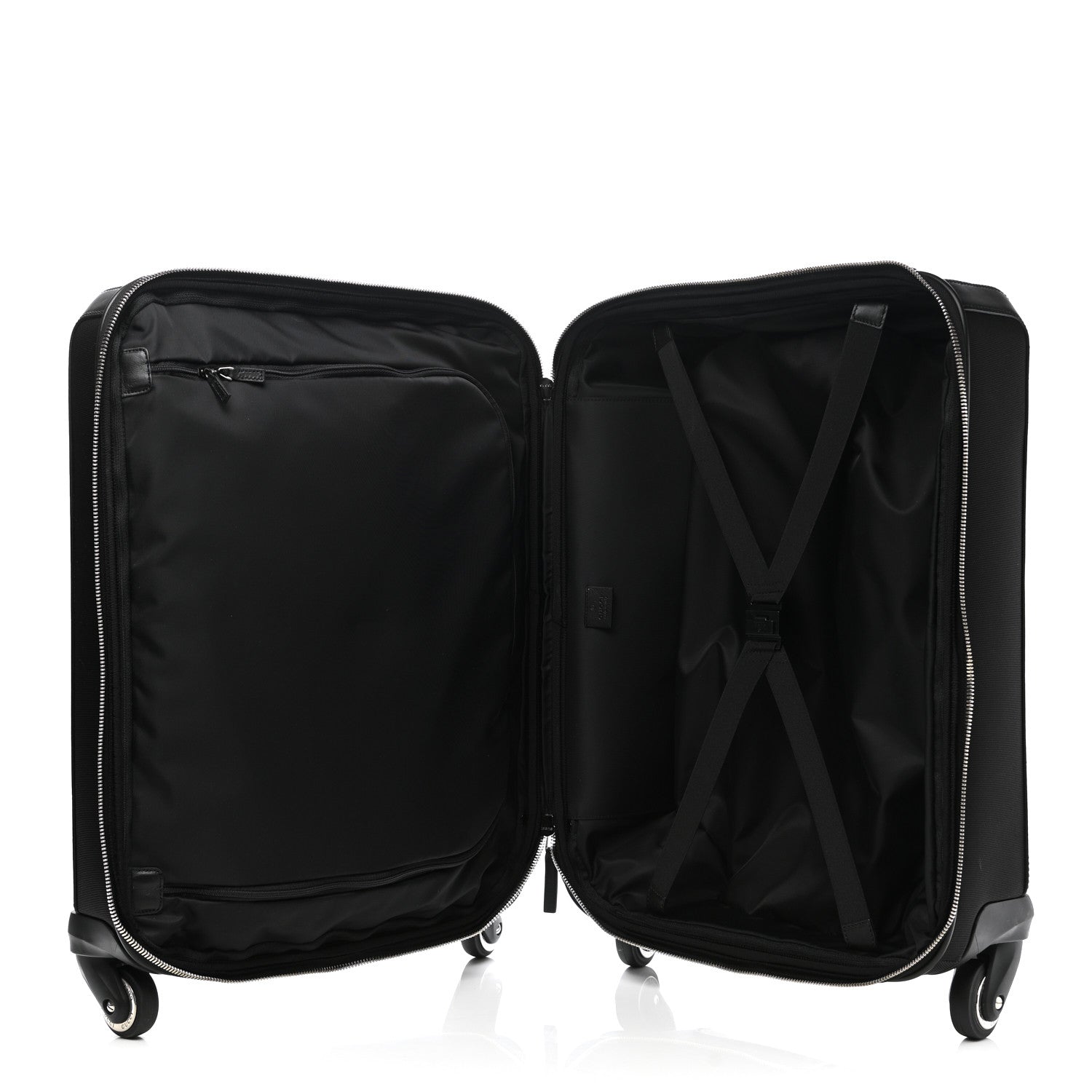 Gucci Techno Canvas Web Wheeled Carry-On Black 4 of 12