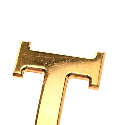 Hermes Brass Gold Plated Polished 32mm H Belt Buckle 80 32 Gold 4 of 4
