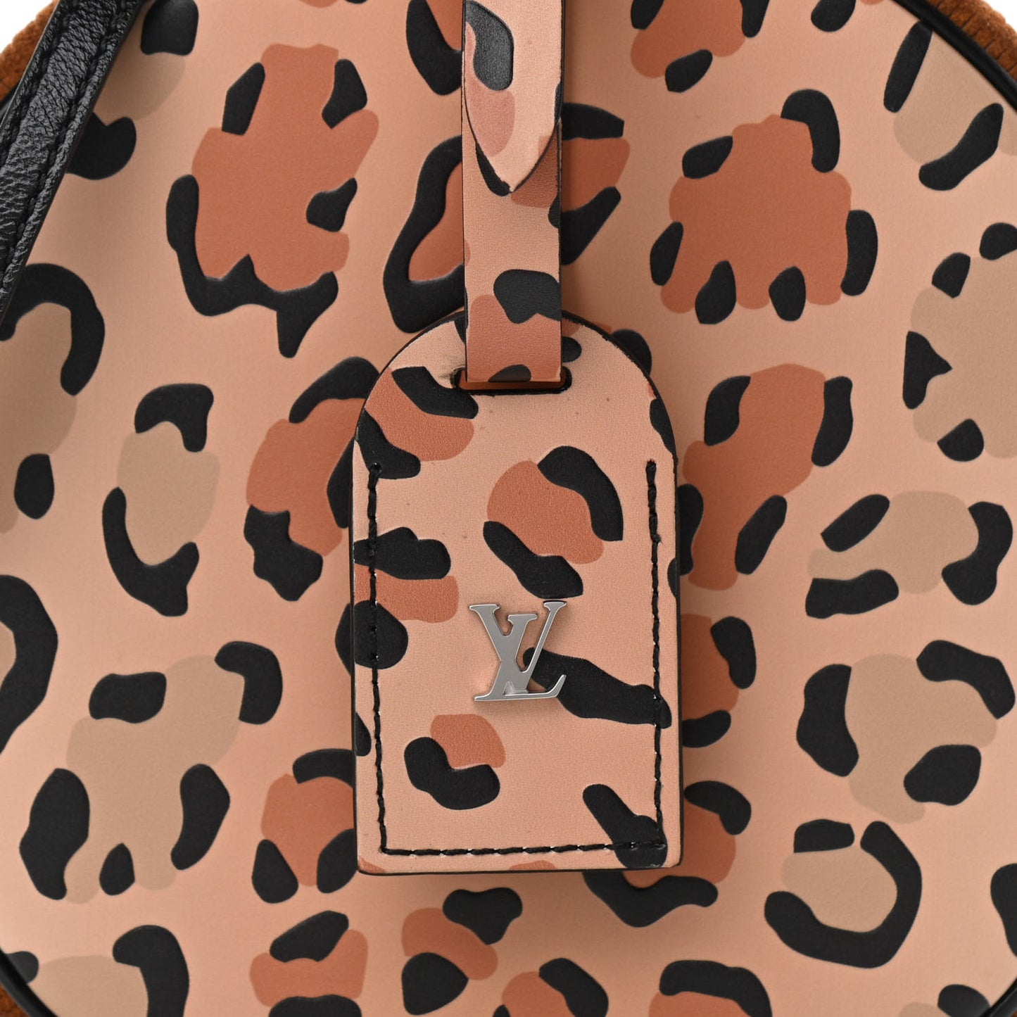 Reverse Monogram Leopard Petite Boite Chapeau