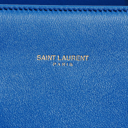 Saint Laurent Calfskin Small Sac De Jour Indigo 7 of 9