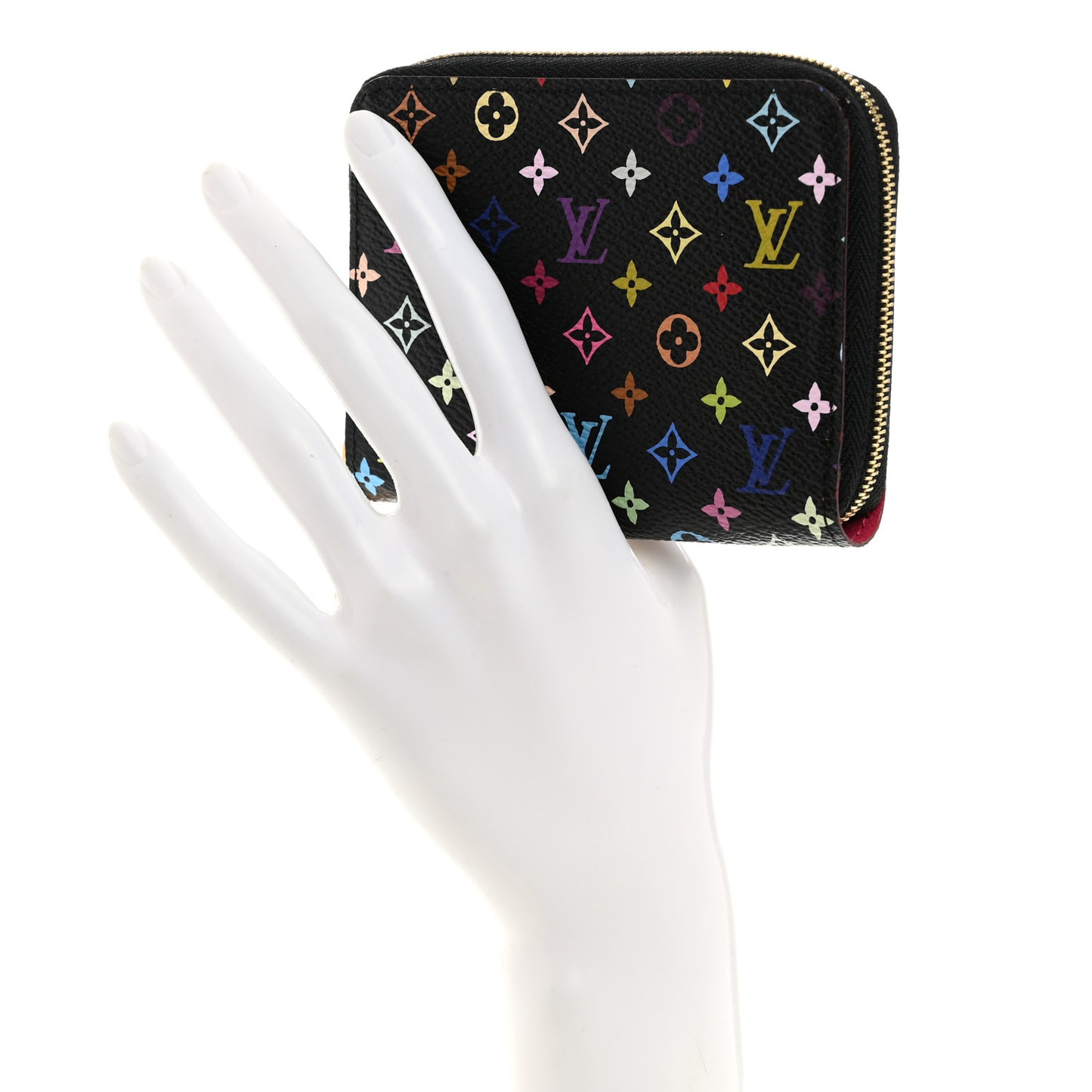 Monogram Multicolor Zippy Coin Purse Black Grenade