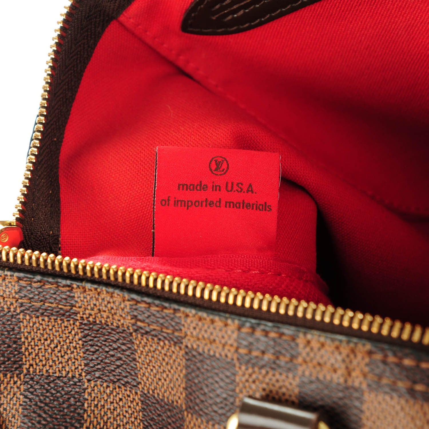 Louis Vuitton Damier Ebene Speedy 35 9 of 9