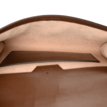 Gucci GG Supreme Monogram Azalea Calfskin Web Small Horsebit 1955 Crossbody Bag Beige Ebony Brown Sugar 5 of 10