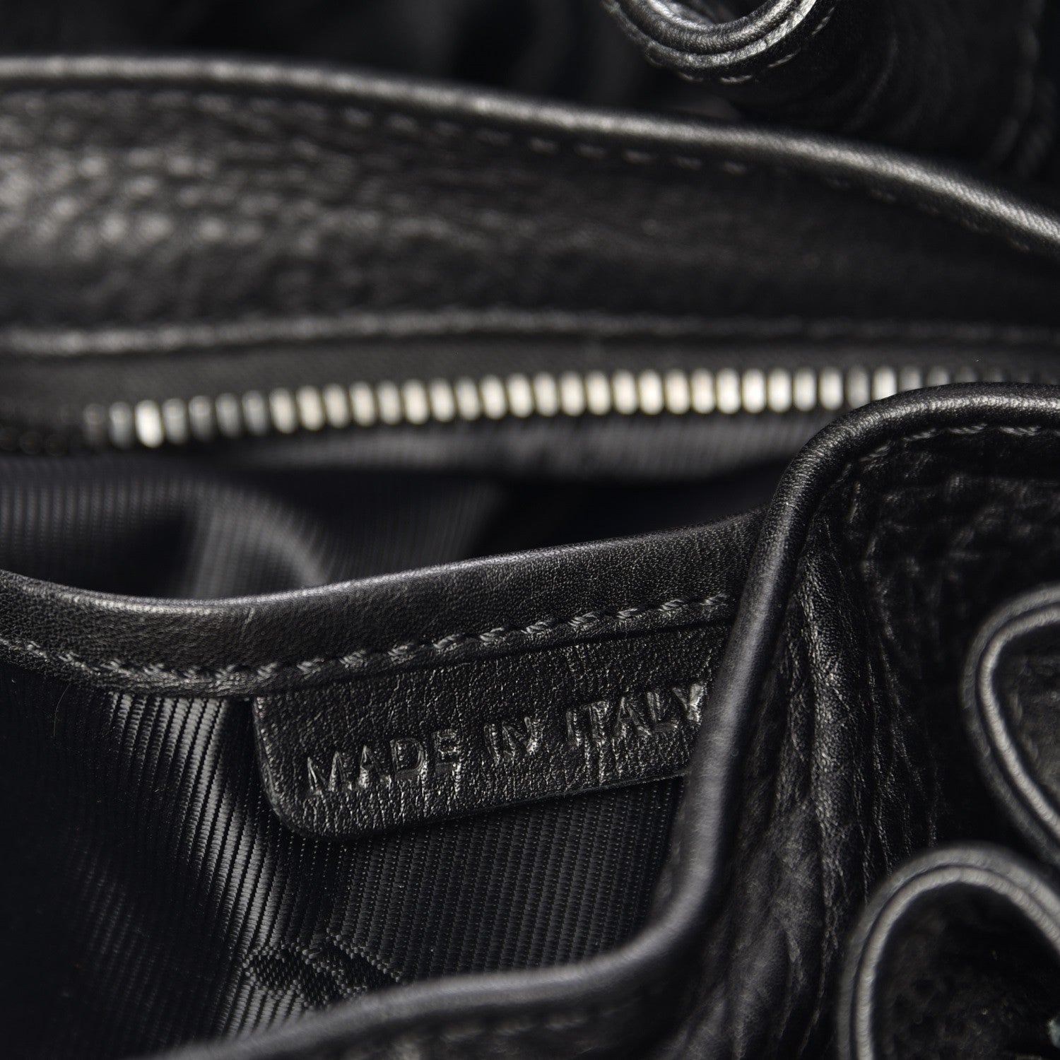 Burberry Calfskin Mason Warrior Studded Hobo Black 7 of 9