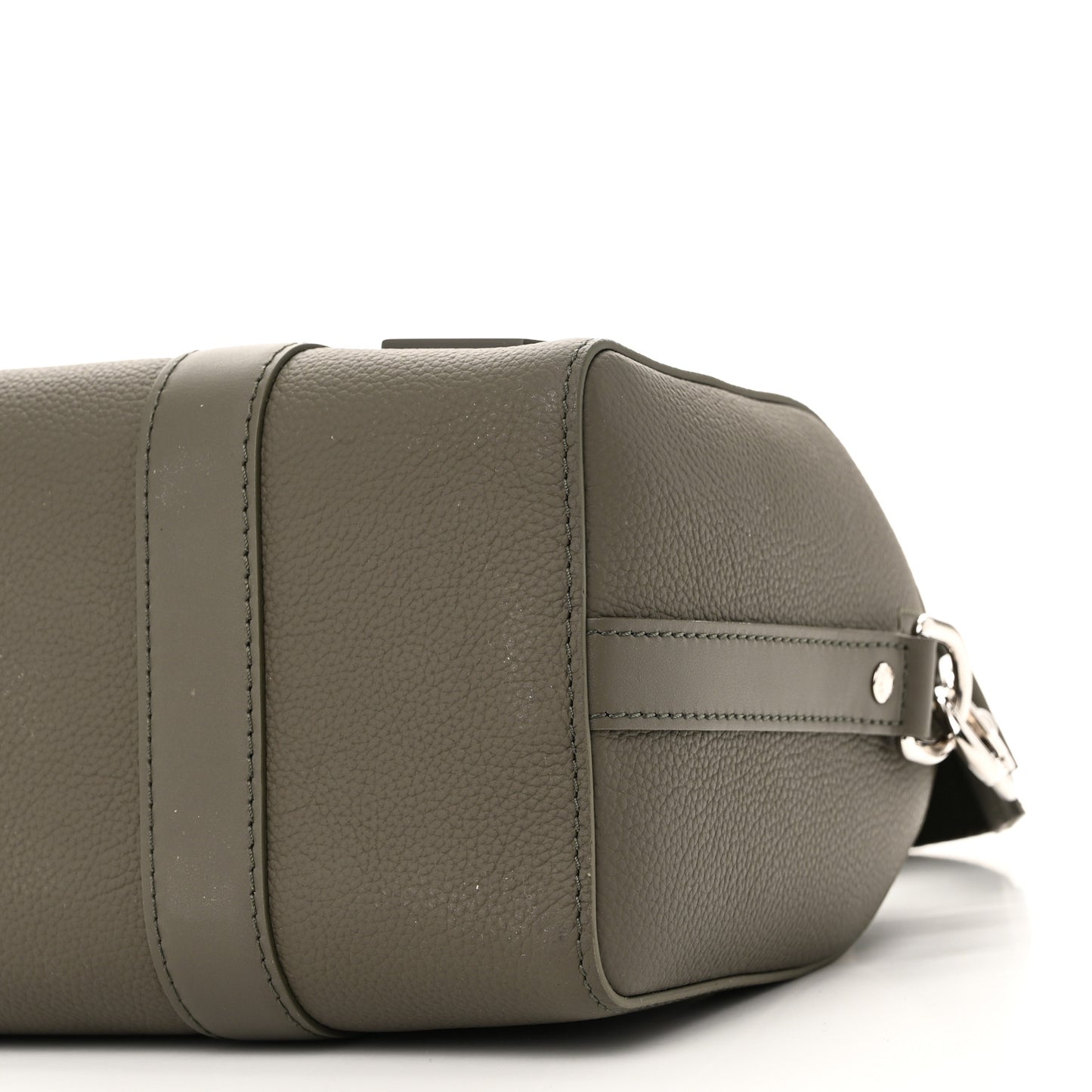 Grained Calfskin Aerogram City Keepall Khaki