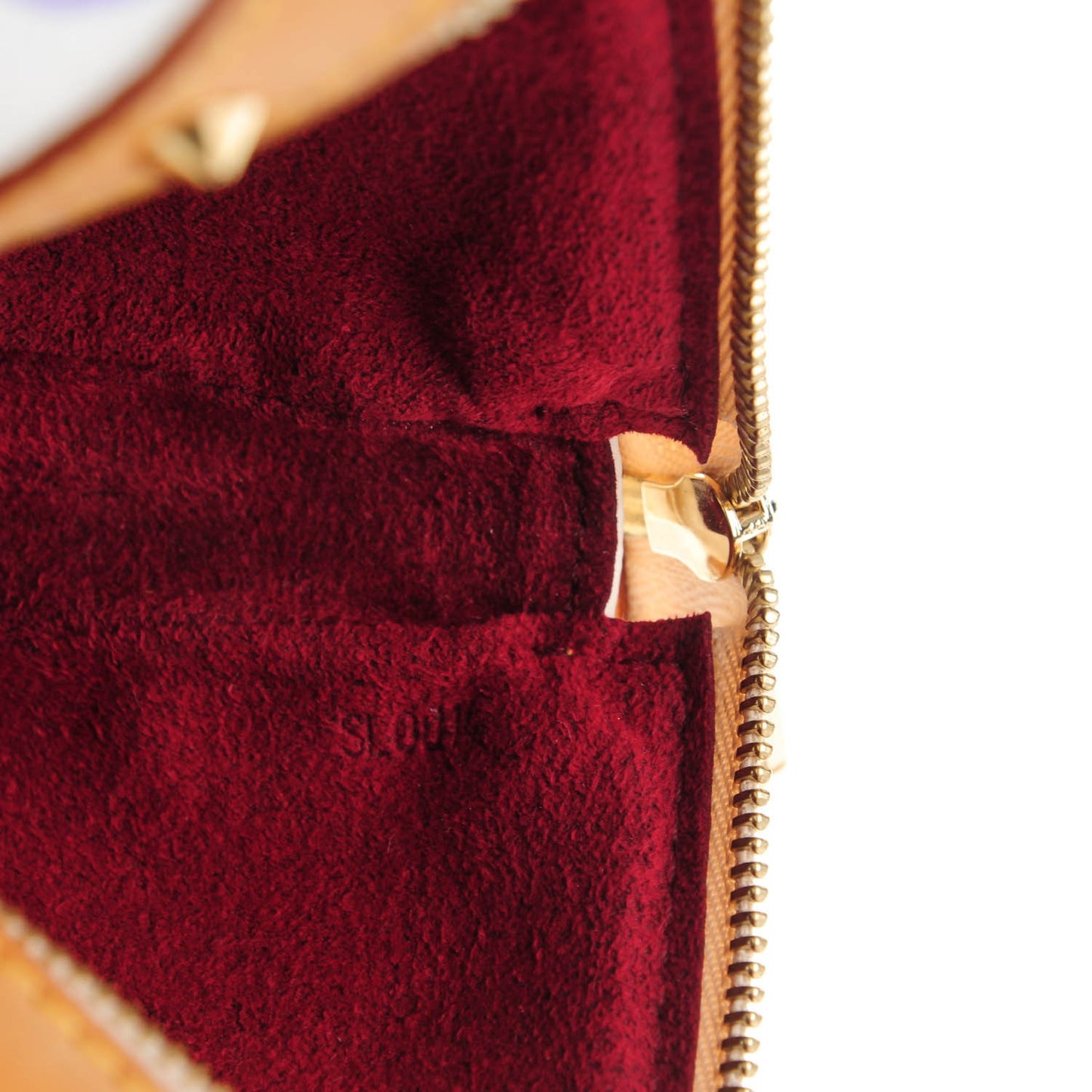 Monogram Multicolor Pochette Accessories White
