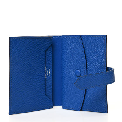 Hermes Epsom Mini Bearn Wallet Bleu Royal 5 of 12
