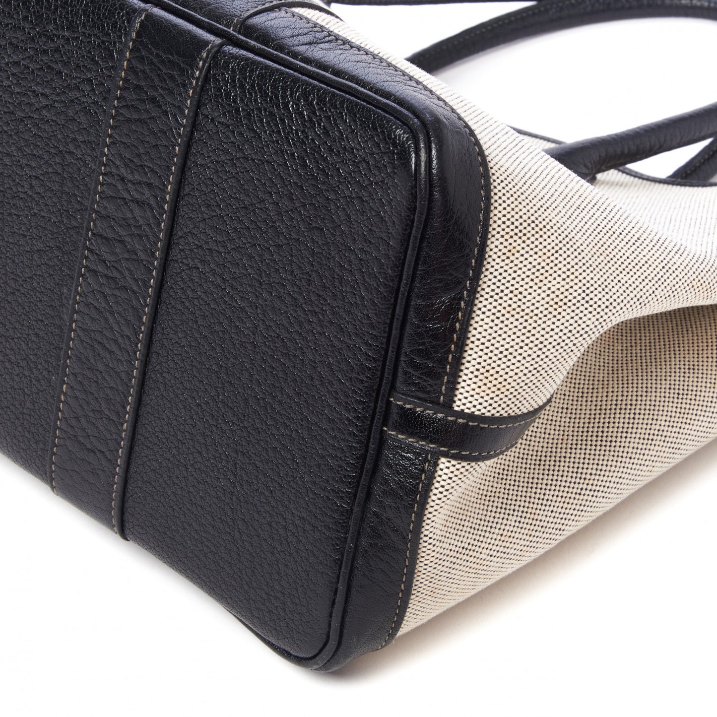 Toile Buffle Skipper Garden Party 36 MM Tote Black