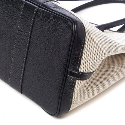 Hermes Toile Buffle Skipper Garden Party 36 MM Tote Black 4 of 9