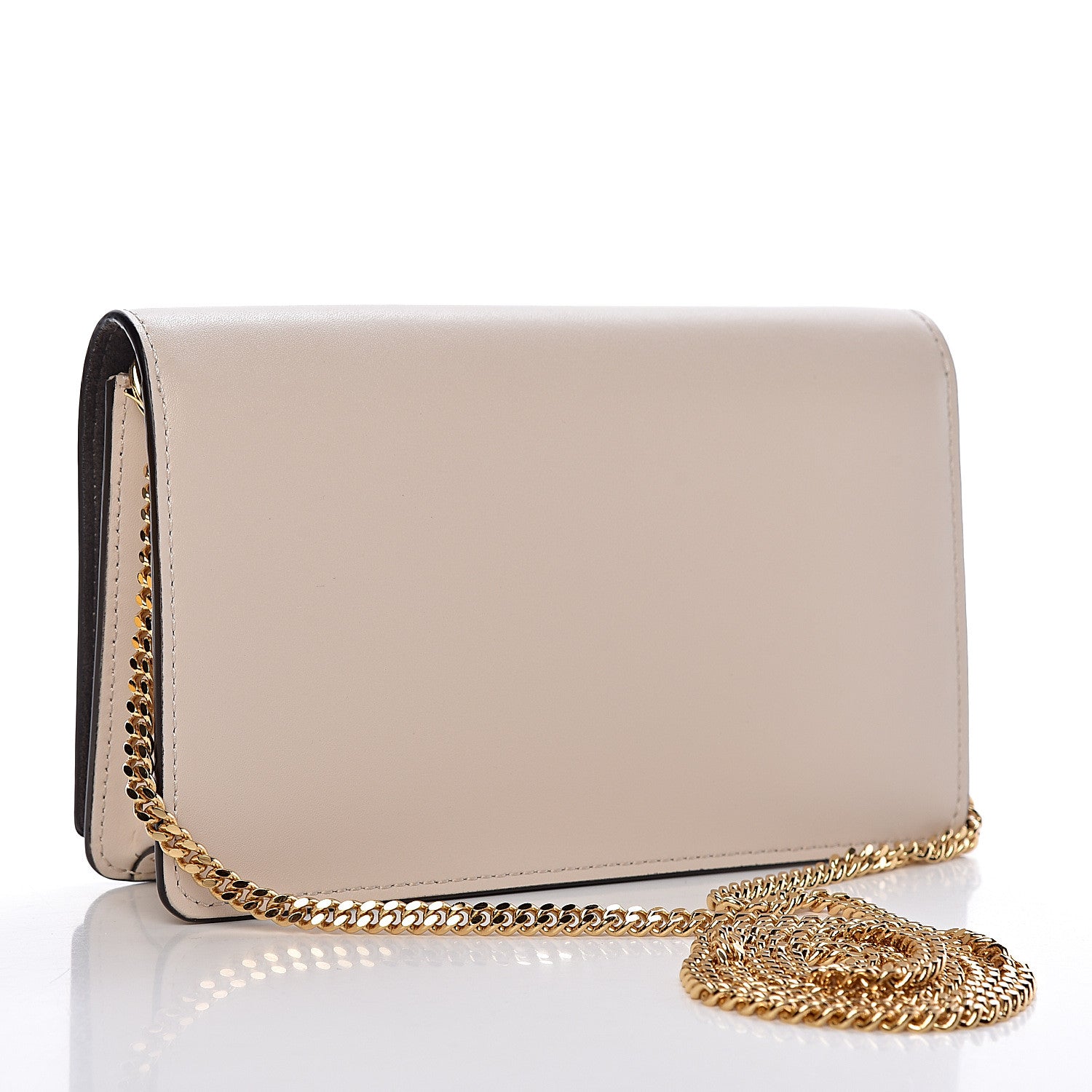 Fendi Vitello Liberty Studded Tube Wallet On Chain Camelia Multicolor 3 of 10