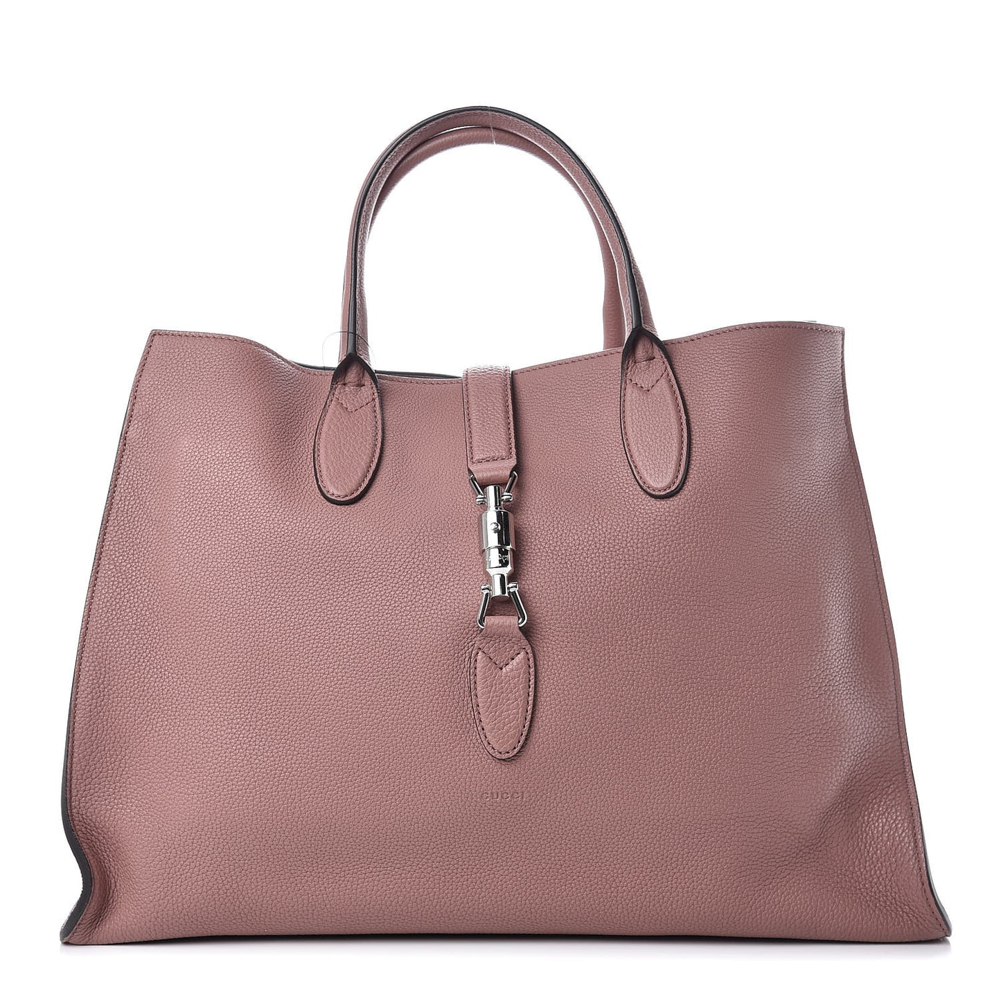 Soft Calfskin Medium Jackie Top Handle Bag Antique Rose