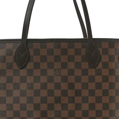 Louis Vuitton Damier Ebene Neo Neverfull MM Rose Ballerine 8 of 12